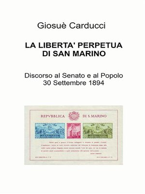 cover image of La libertà' perpetua di San Marino
